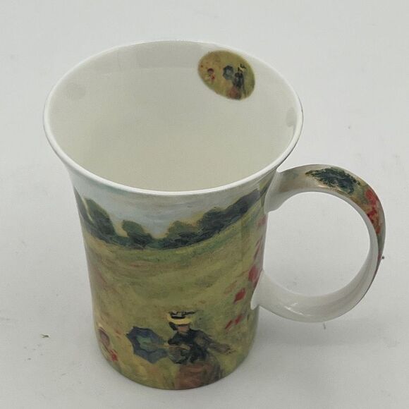 McIntosh Fine Bone China Claude Monet Poppies Java Coffee Mug - Picture 1 of 7